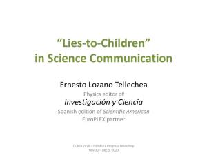 Science Communication @ Europlex