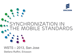 Synchronization in the Mobile Standards