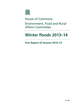 Environment, Food and Rural Affairs Committee