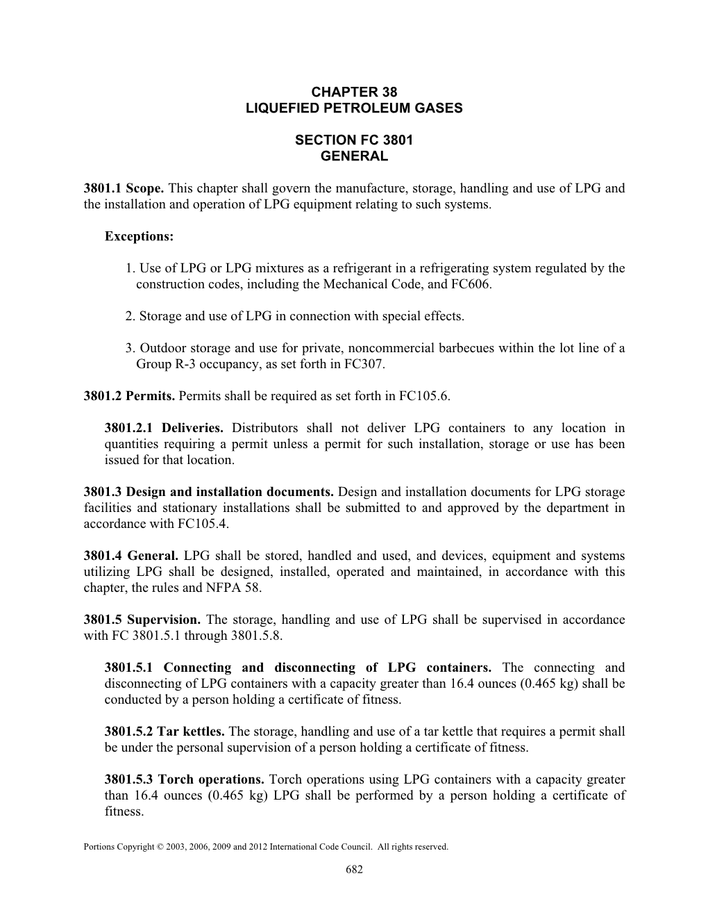 Chapter 38 Liquefied Petroleum Gases Section Fc