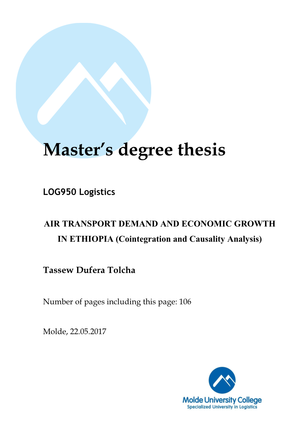 Master's Degree Thesis