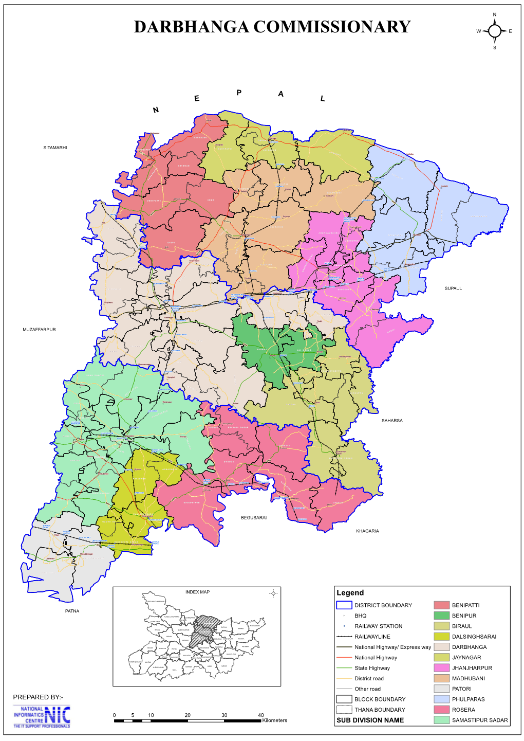 Darbhanga Div.MAP