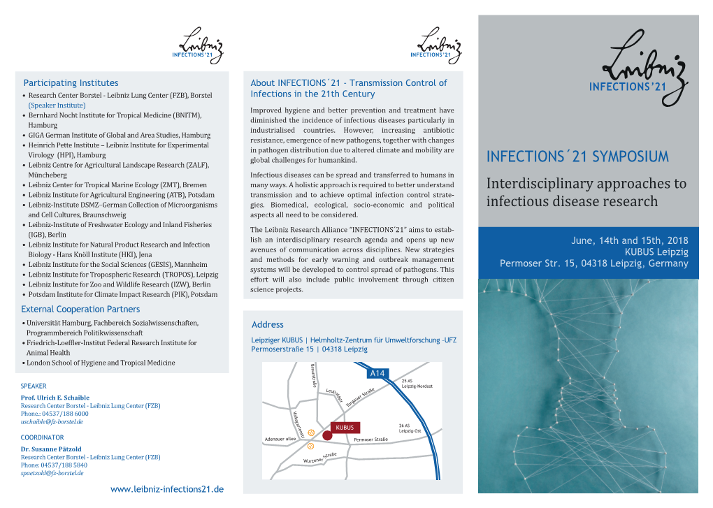 INFECTIONS´21 SYMPOSIUM Interdisciplinary Approaches To