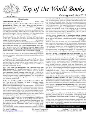 Catalogue 46: July 2012