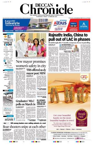 New Mayor Promises Women's Safety in City Rajnath
