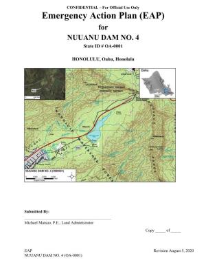 Emergency Action Plan (EAP) for NUUANU DAM NO