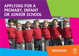 Applying for a Primary, Infant Or Junior School