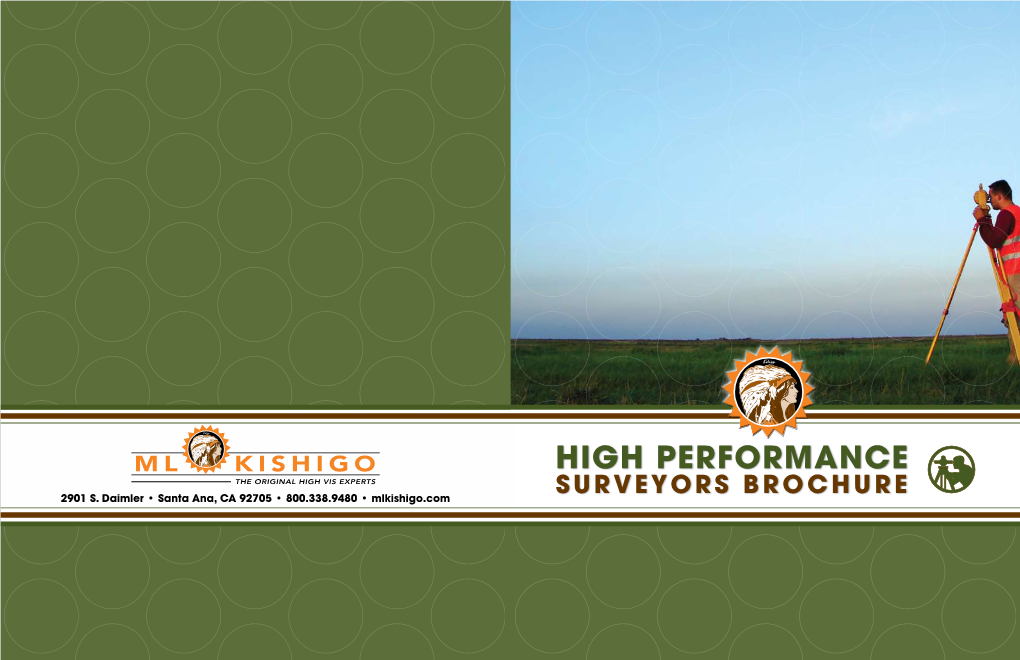 Kishigo High Performance Surveyors Catalog