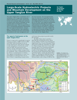 Large-Scale Hydroelectric Projects and Mountain Development on The