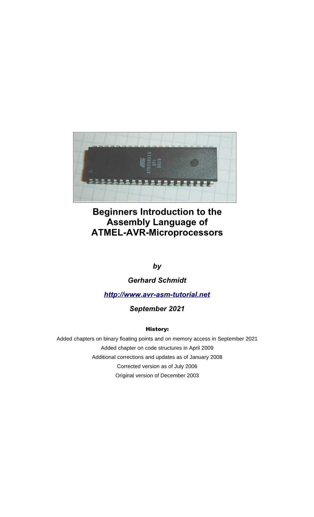 Beginners Introduction to the Assembly Language of ATMEL-AVR-Microprocessors