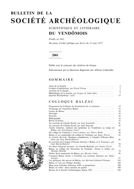 Balzac Au Collège Des Oratoriens De Vendôme : Fiction Et Réalité, Par Monique Bourdin