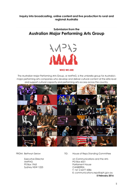 Australian Major Performing Arts Group