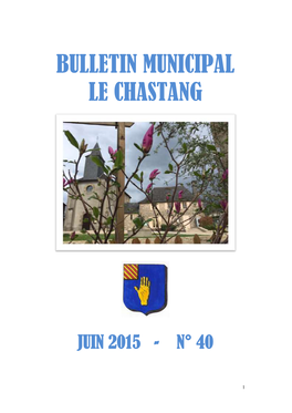 Bulletin Municipal Le Chastang