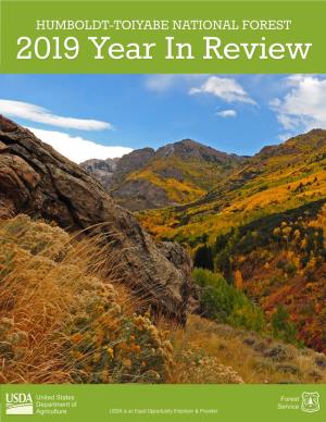 HUMBOLDT-TOIYABE NATIONAL FOREST 2019 Year in Review