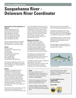 Susquehanna River - Delaware River Coordinator