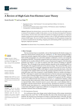 A Review of High-Gain Free-Electron Laser Theory