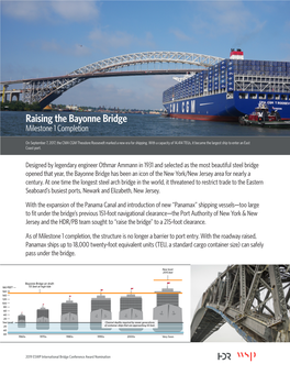 Raising the Bayonne Bridge Milestone 1 Completion