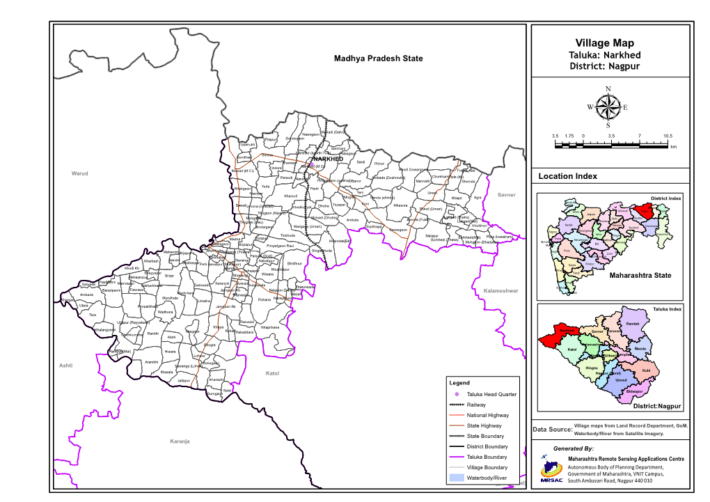 Village Map Taluka: Narkhed District: Nagpur