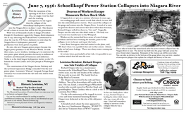 June 7, 1956: Schoellkopf Power Station Collapses Into Niagara River