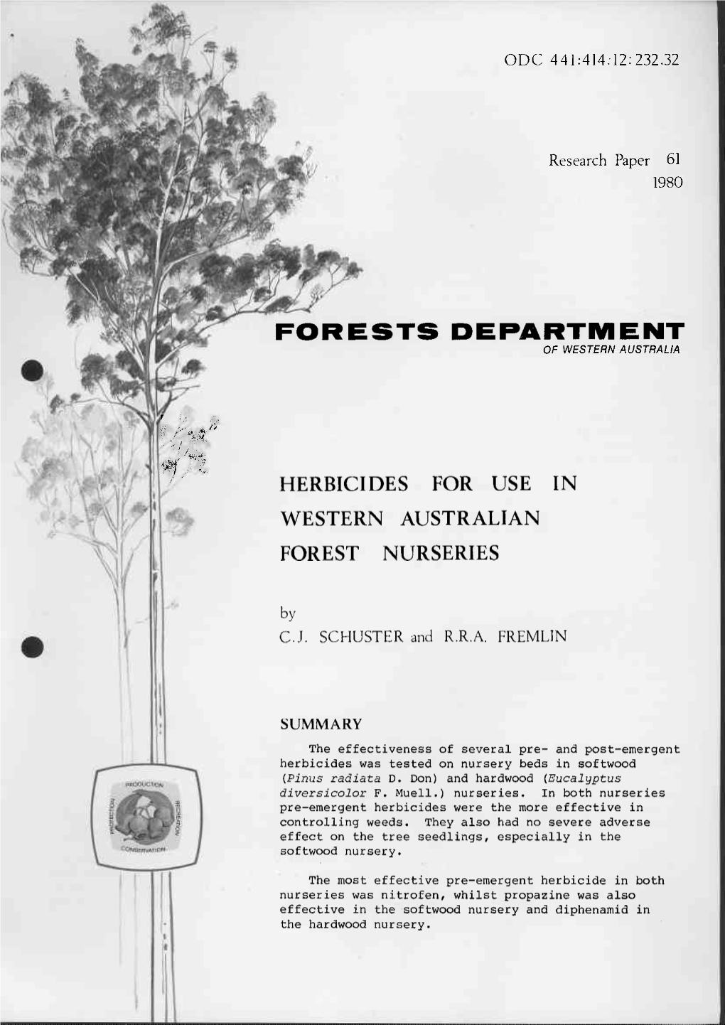 FORESTS Departiuent of WESTEBNAUSTBALIA