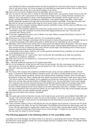 Lonnie Donegan Interview Transcript and Reader Reaction.Qxd (Page 3)