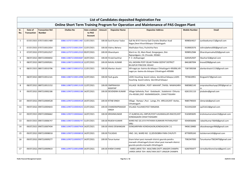 Oxygen Plant3 Registration & Fees Pay Raipur.Pdf