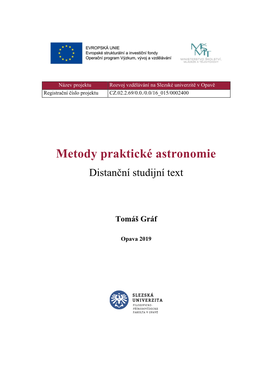 Metody Praktické Astronomie
