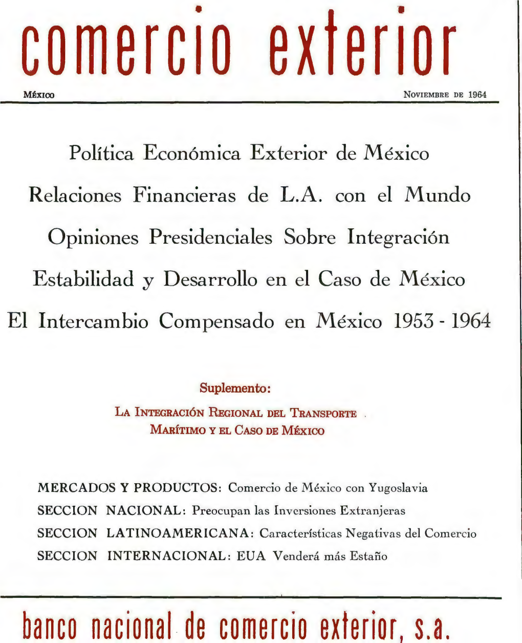 Banco Nacional De Comercio Exterior, S.A. ·) ·~~~ BANCC) Ni\CJ(Jni\L ~ I..R.~ CO?Vleh ('L() TN/J1'l'l'uc!ON DR DEPOSITO Y Flducl/Du!L