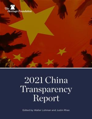 2021 China Transparency Report