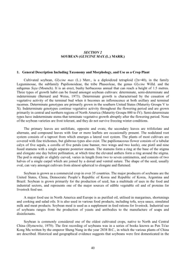 40 Section 2 Soybean (Glycine Max (L.) Marr.)