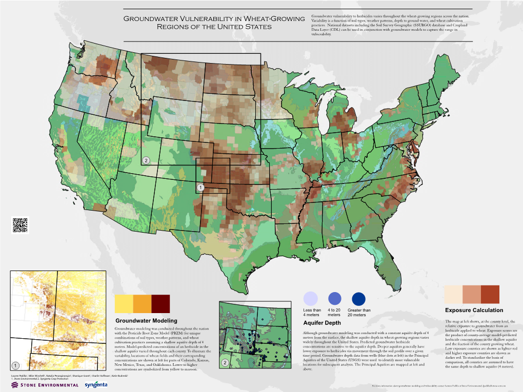 Groundwater Vulnerability in Wheat-Growing Regions of The