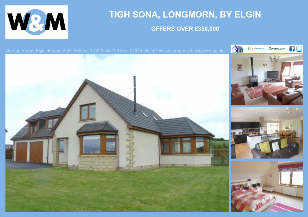 Tigh Sona, Longmorn, by Elgin