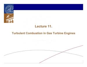 Turbulent Combustion in Gas Turbine Engines