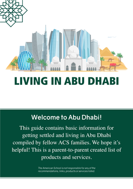 Living in Abu Dhabi