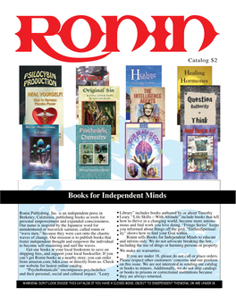 Download Ronin Book Catalog