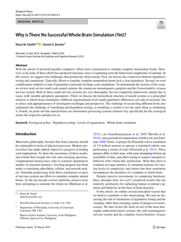 Why Is There No Successful Whole Brain Simulation (Yet)?