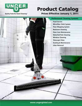 Product Catalog Prices Effective January 1, 2011