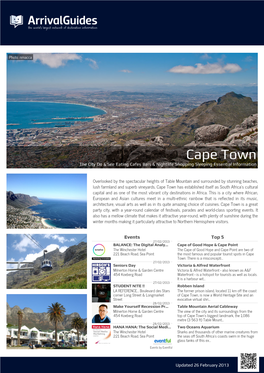 Cape Town the City Do & See Eating Cafes Bars & Nightlife Shopping Sleeping Essential Information