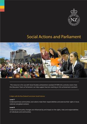 Social Actions and Parliament