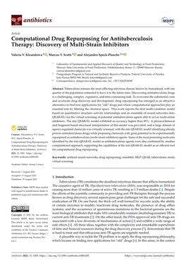 Computational Drug Repurposing for Antituberculosis Therapy: Discovery of Multi-Strain Inhibitors