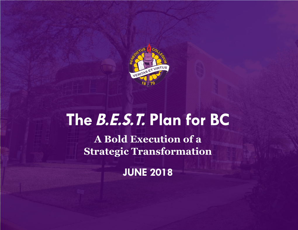 B.E.S.T. for BC Strategic Transformation Plan.Indd