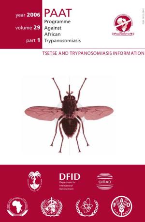 Programme Against African Trypanosomiasis Year 2006 Volume