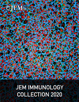 Jem Immunology Collection 2020 Why Submit to Jem?