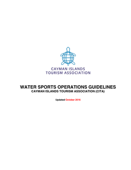 CITA Watersports Operations Guidelines Updated October 2016 (1)
