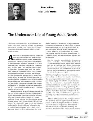 The Undercover Life of Young Adult Novels