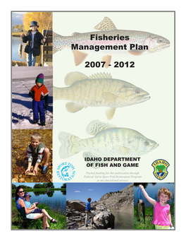 2007-2012 Idaho Fish and Game Fisheries Management Plan