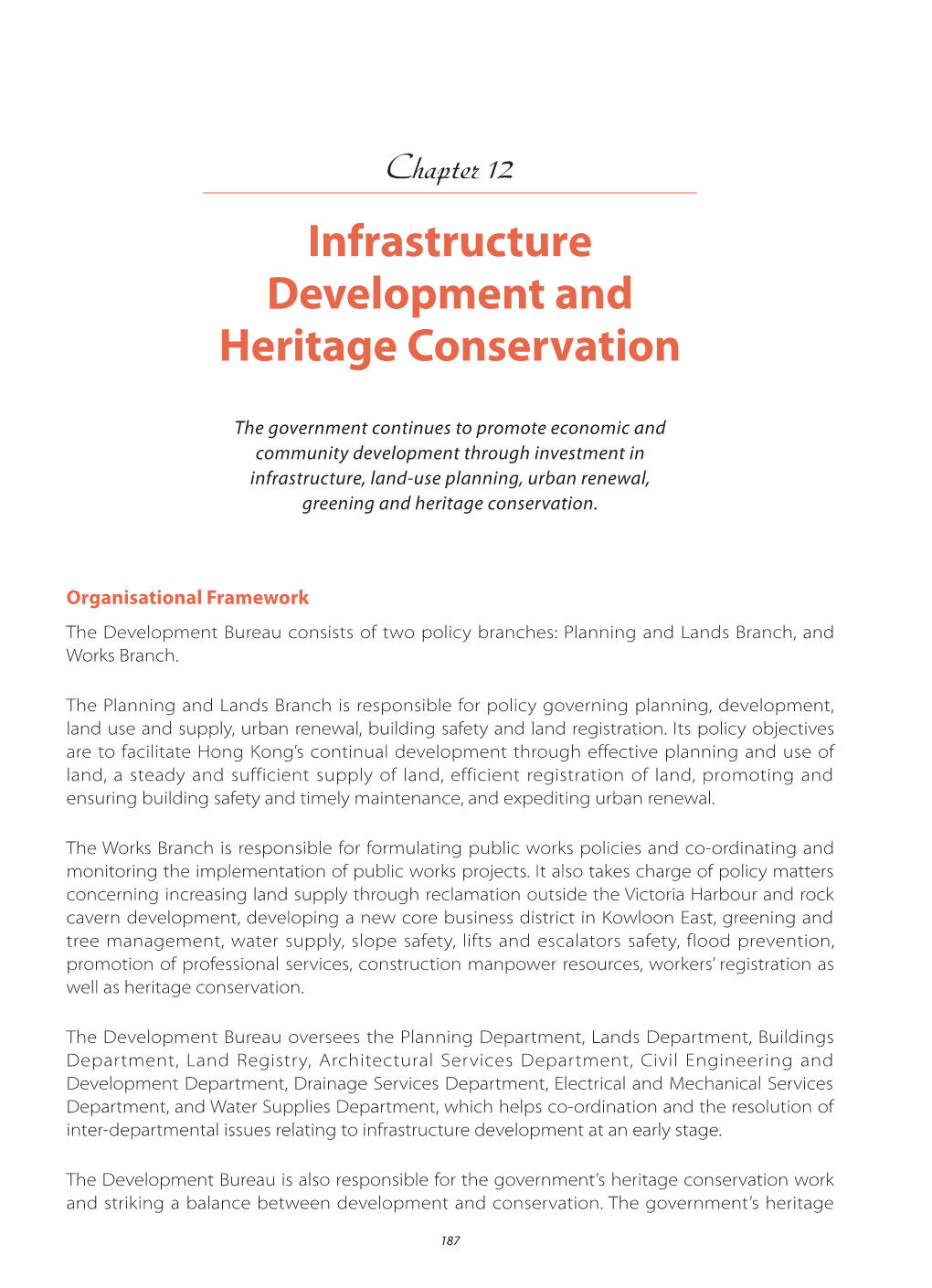 Infrastructure Development and Heritage Conservation