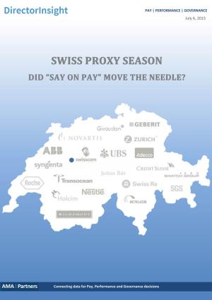 Swiss Proxy Season