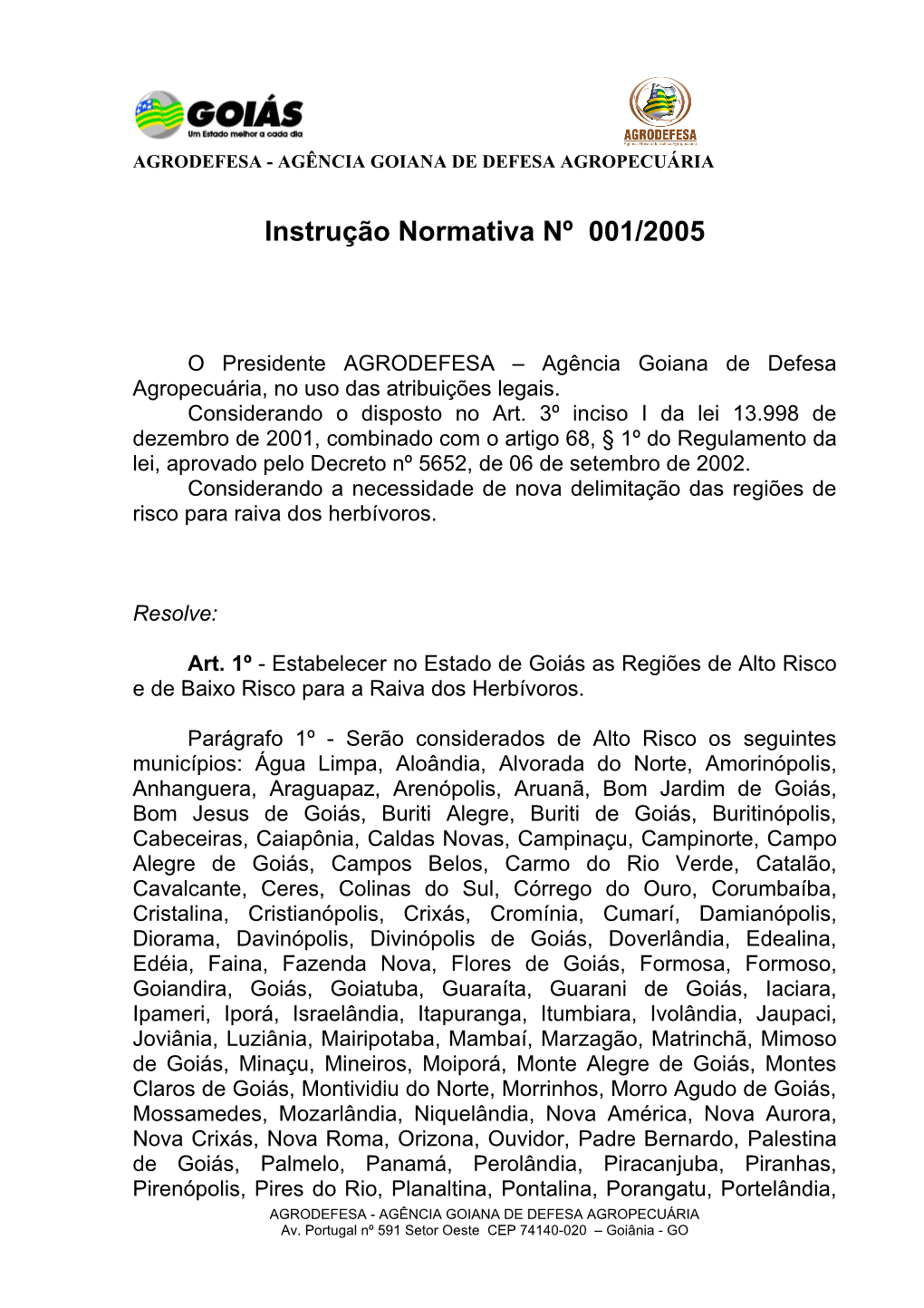 Memo: Pev/Gsa/Dda Nº 002/03 Gyn