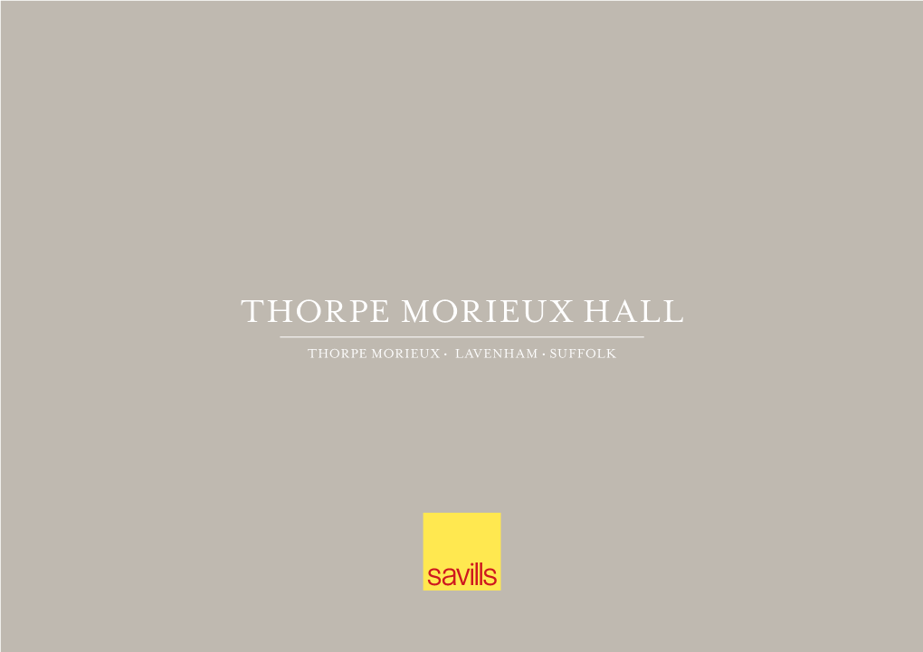 Thorpe Morieux Hall